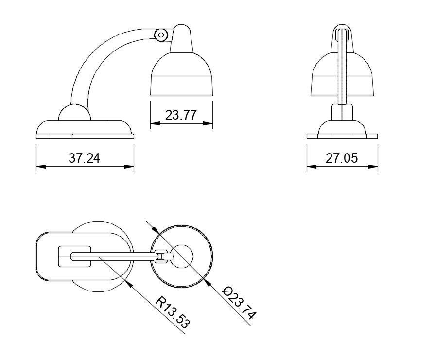 Soviet Lamp 3D print model_7
