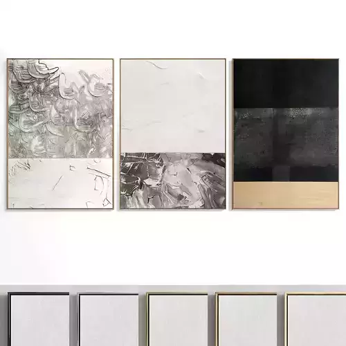 Abstract Painting Set of 3 pieces - No 39