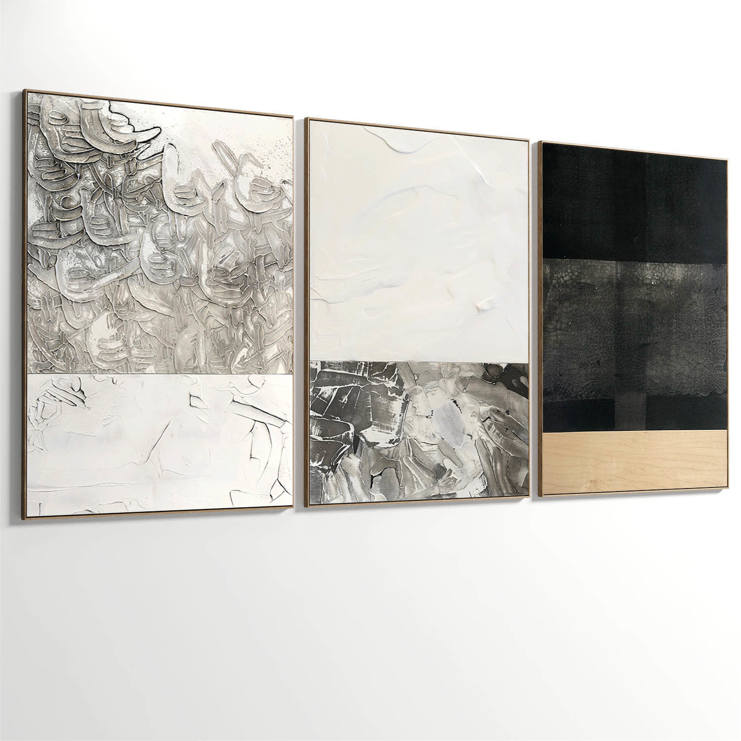 Abstract Painting Set of 3 pieces - No 39 Low-poly 3D model_1