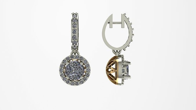 Earring 3D print model