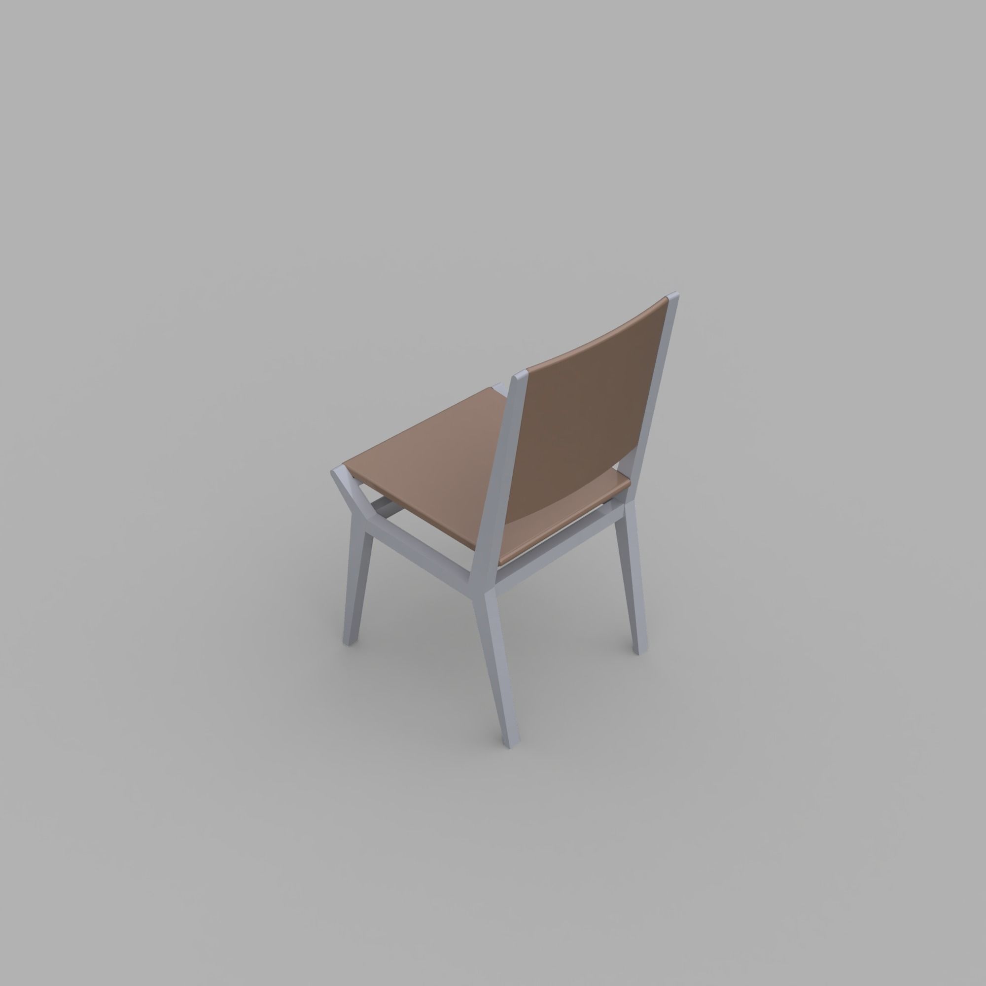 Modern Chair Dining Room Chair Boardroom Chair 3D print model_5
