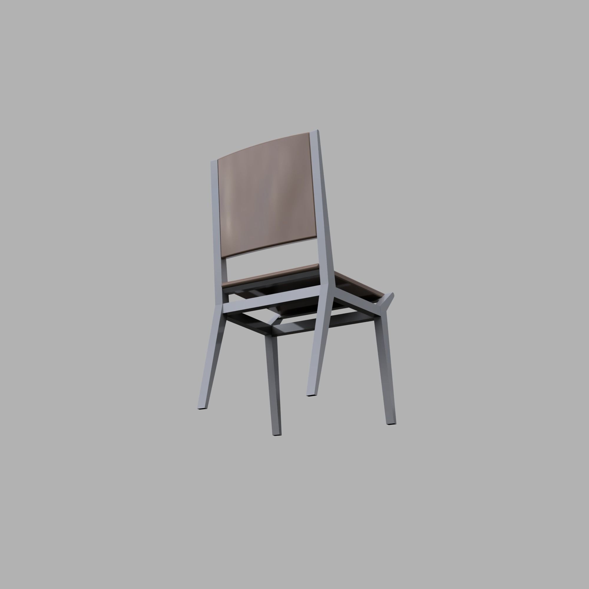 Modern Chair Dining Room Chair Boardroom Chair 3D print model_4