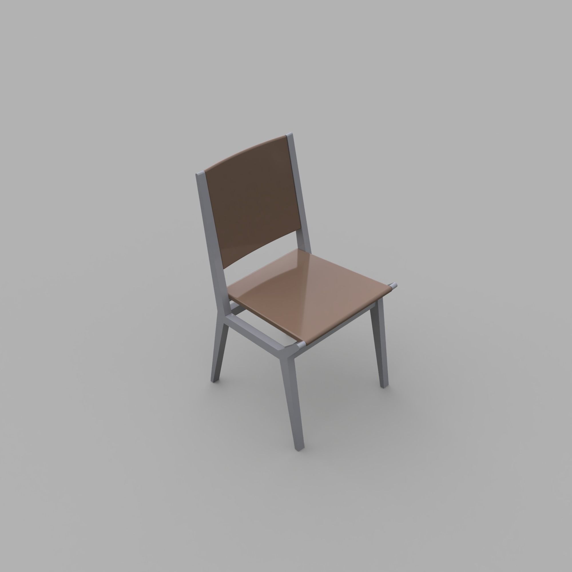 Modern Chair Dining Room Chair Boardroom Chair 3D print model_3