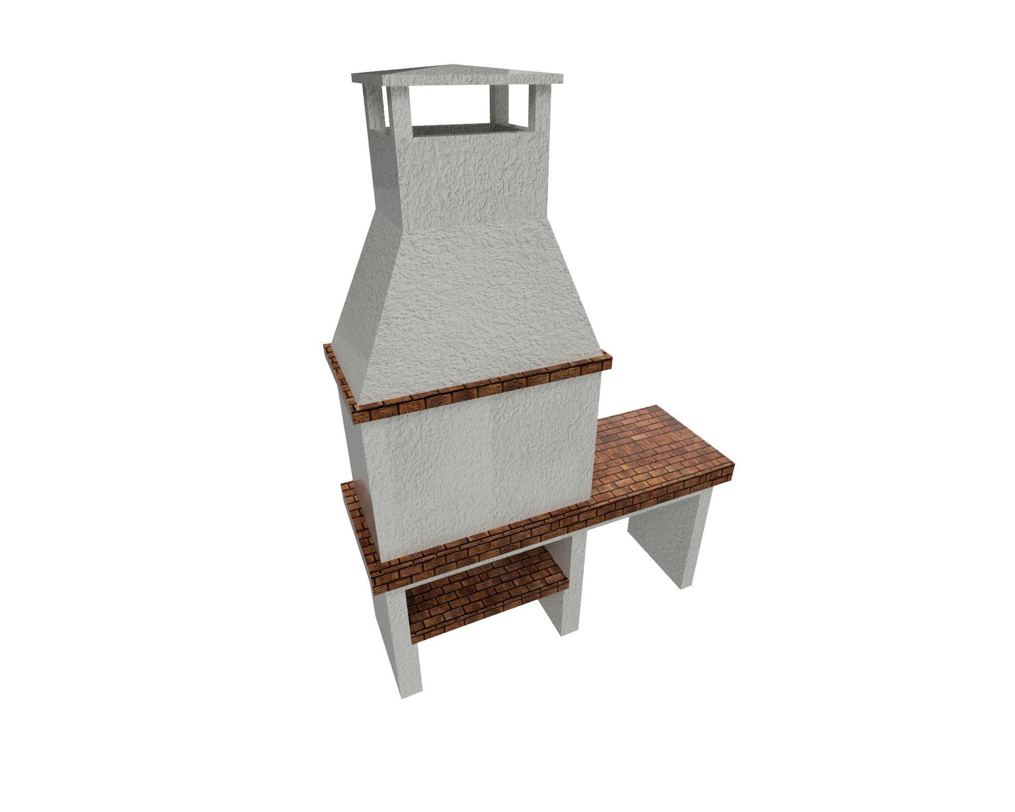 Barbecue 3D model_3