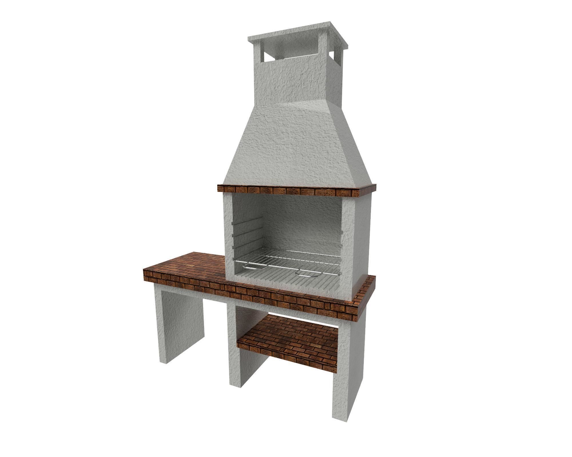 Barbecue 3D model_4