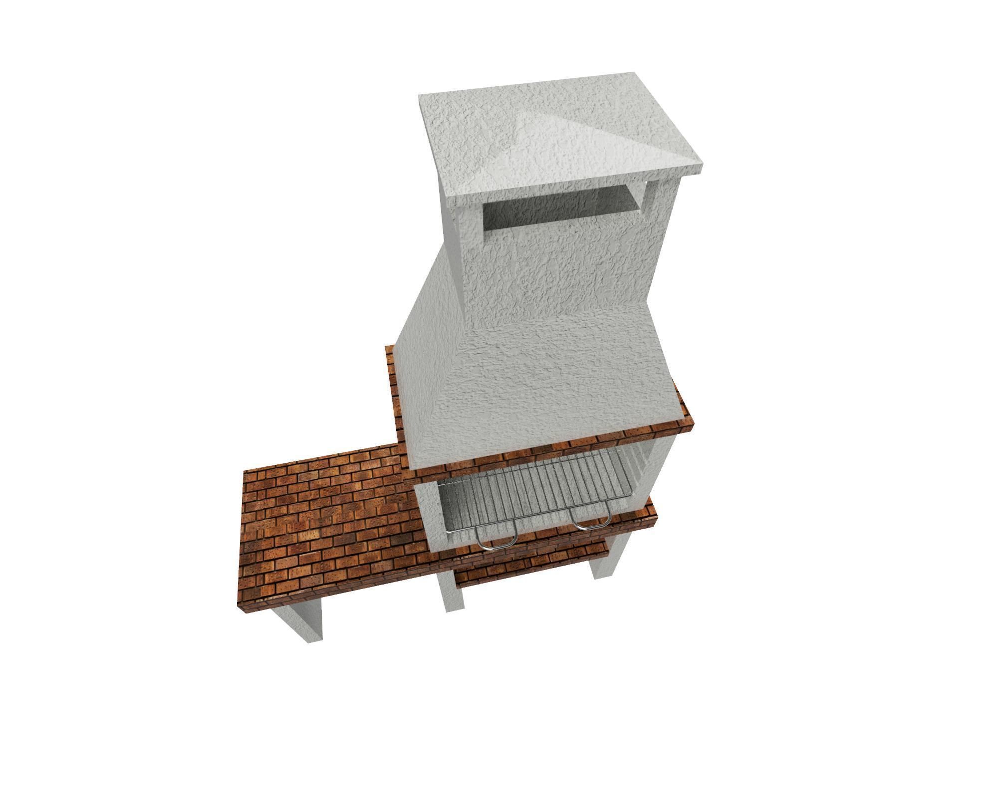 Barbecue 3D model_5