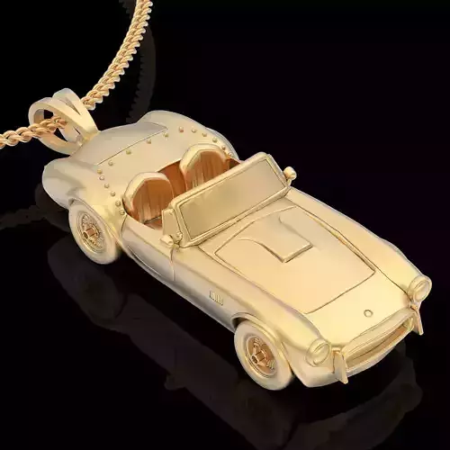 Car pendan gold printable jewelry 3D model 3D print model
