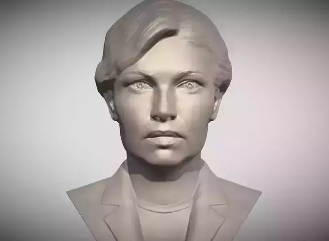 Olena Zelenska bust for 3D printing 3D print model