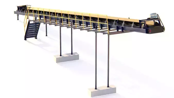 conveyor 3D model