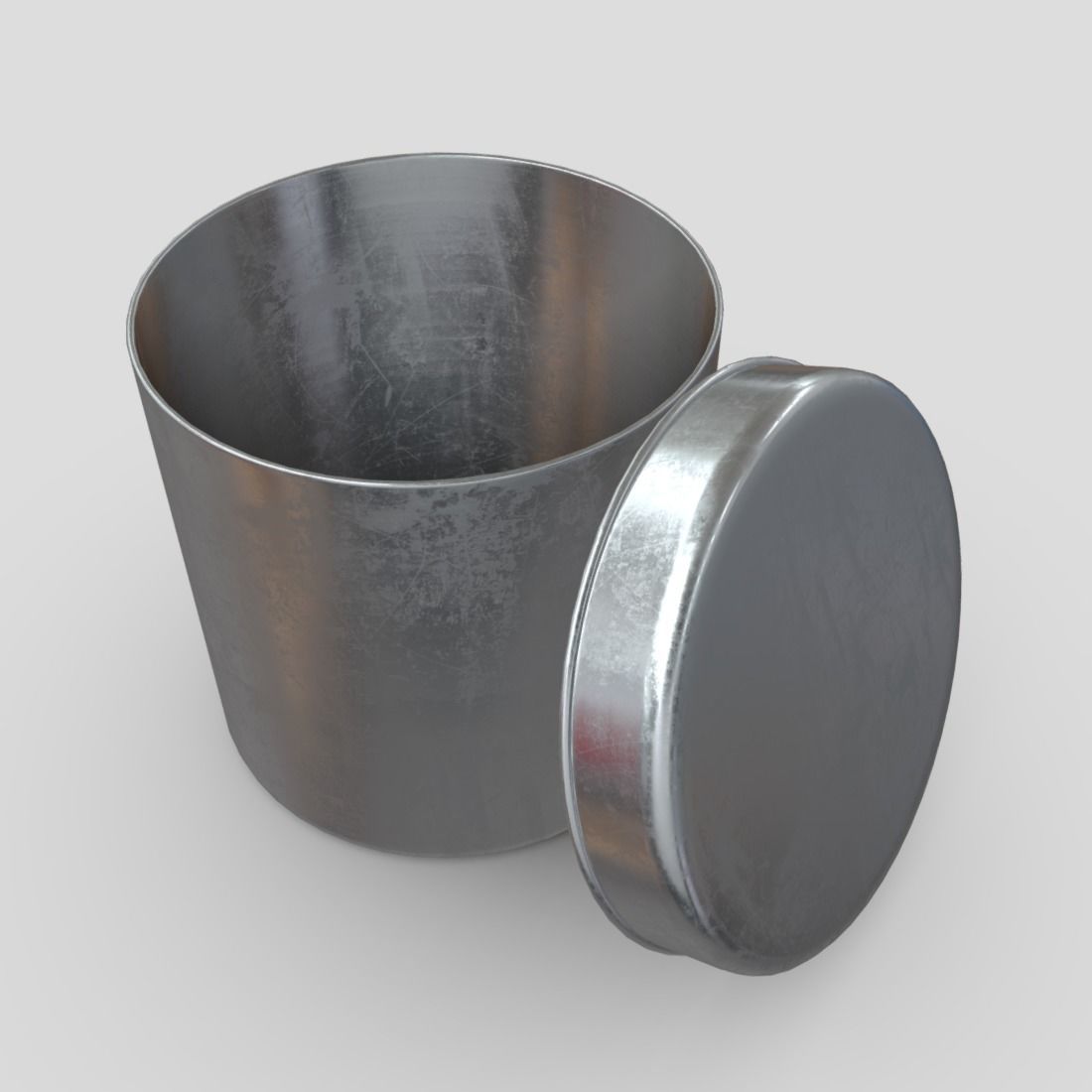 Can Box Isolated CC0 - Tin Can Box free VR / AR / low-poly 3D model | CGTrader