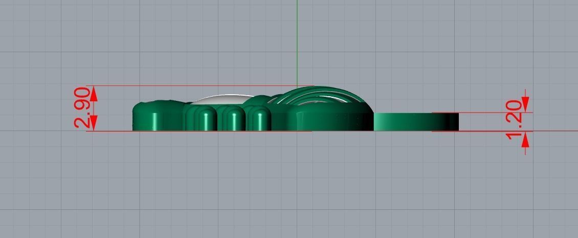 fly pendant 3D print model_7