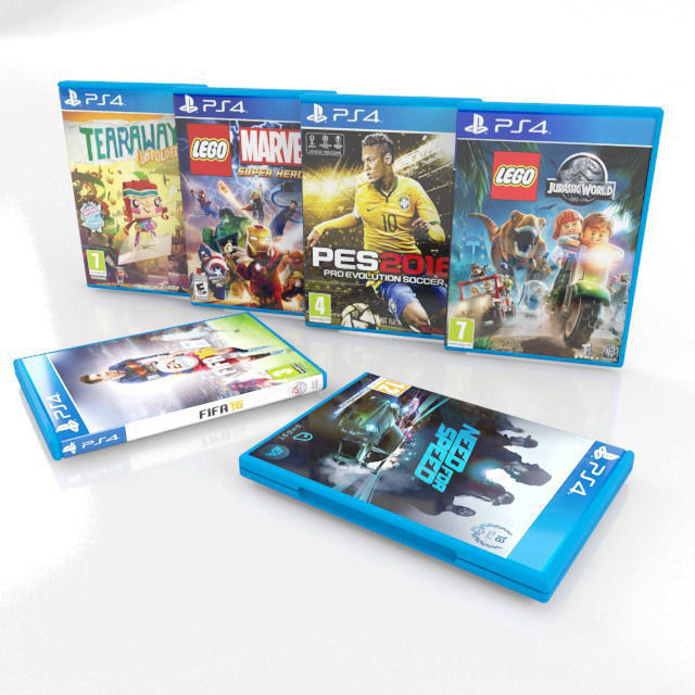 Sony PlayStation 4 3D model_1