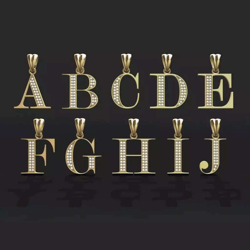 PAVE LETTERS 3D print model_0