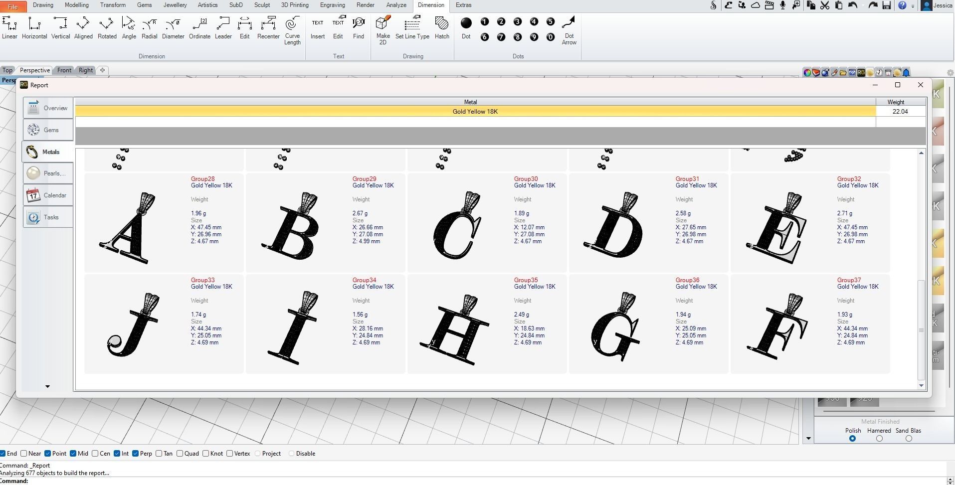 PAVE LETTERS 3D print model_7