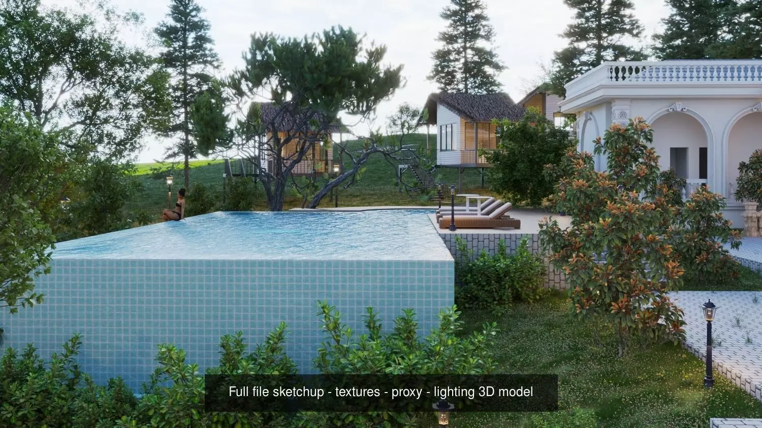 Lanscape For Sketchup - Vray 3D Model Collection_0