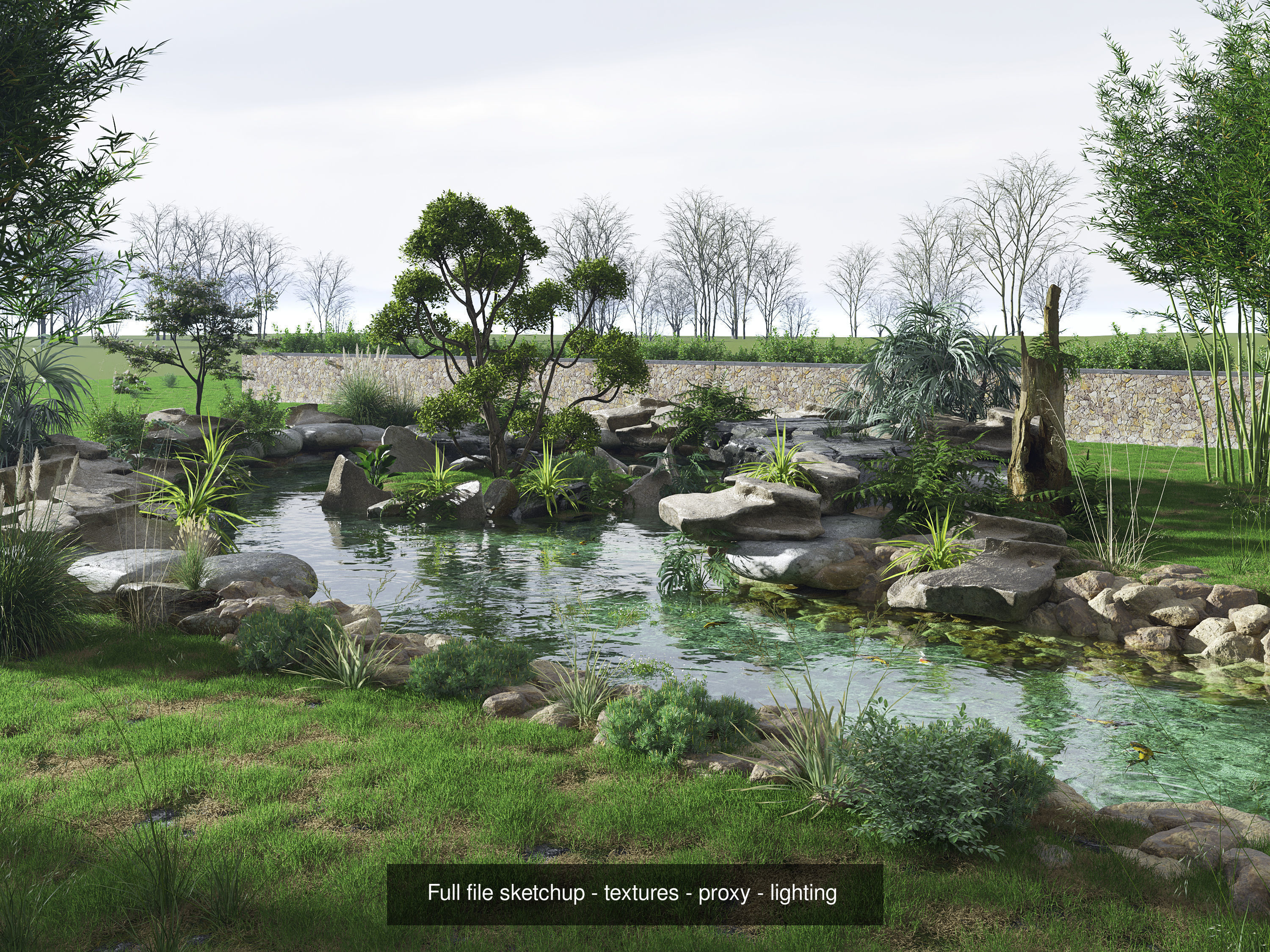 Lanscape For Sketchup - Vray 3D Model Collection_2