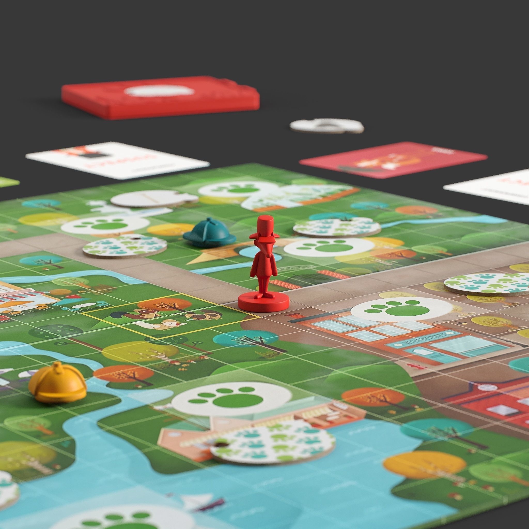 Board Game Outfoxed 3D model_2