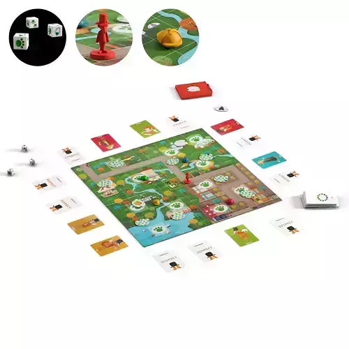 Board Game Outfoxed 3D model Board Game Outfoxed 3D model