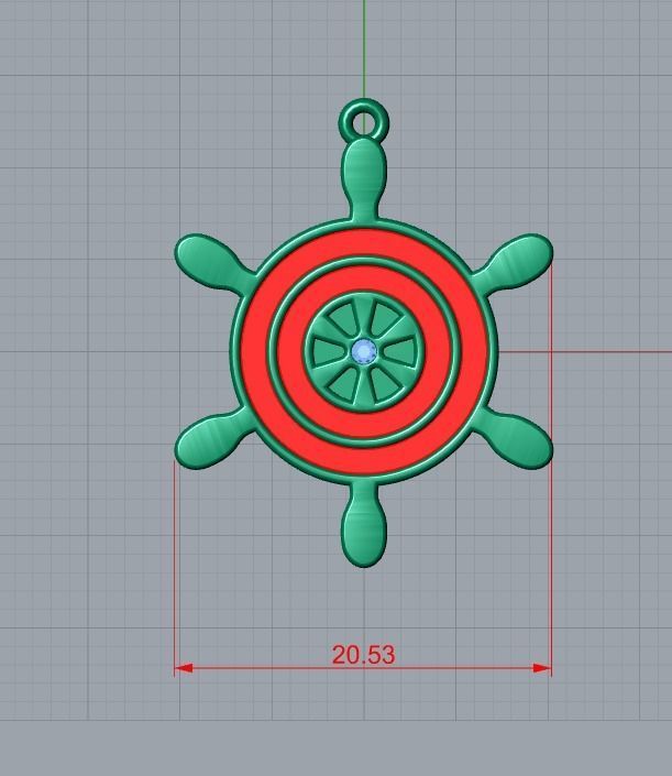 enamel pendant 3D print model_7