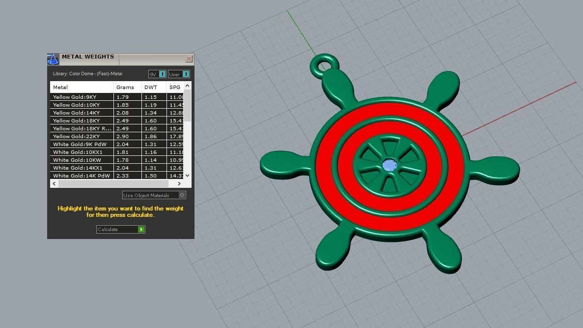 enamel pendant 3D print model_4