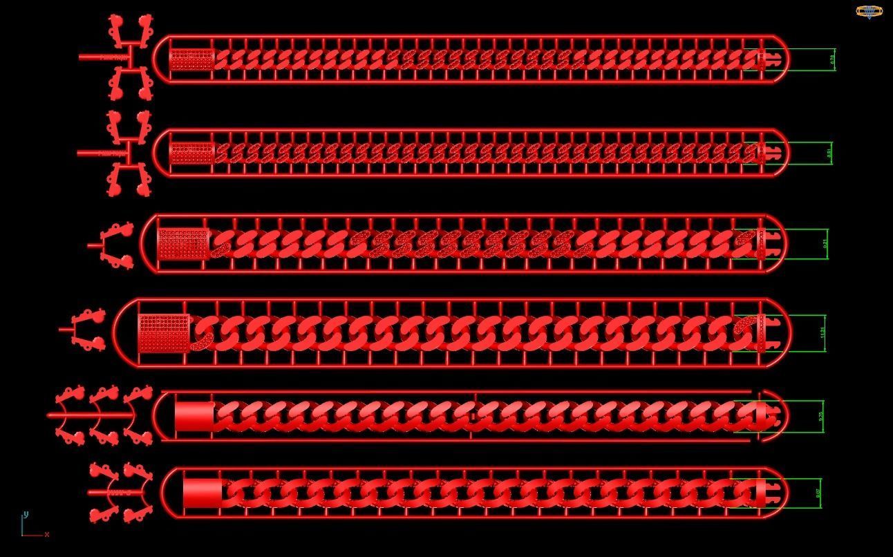 Cubans Collection 24 Fusion Link Chain Bracelets and Necklaces 3D print model_9