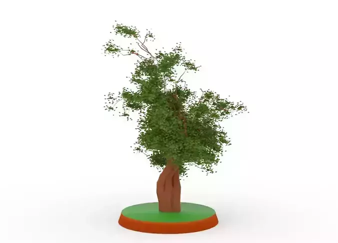 3D Tree Model Low-poly 3D model