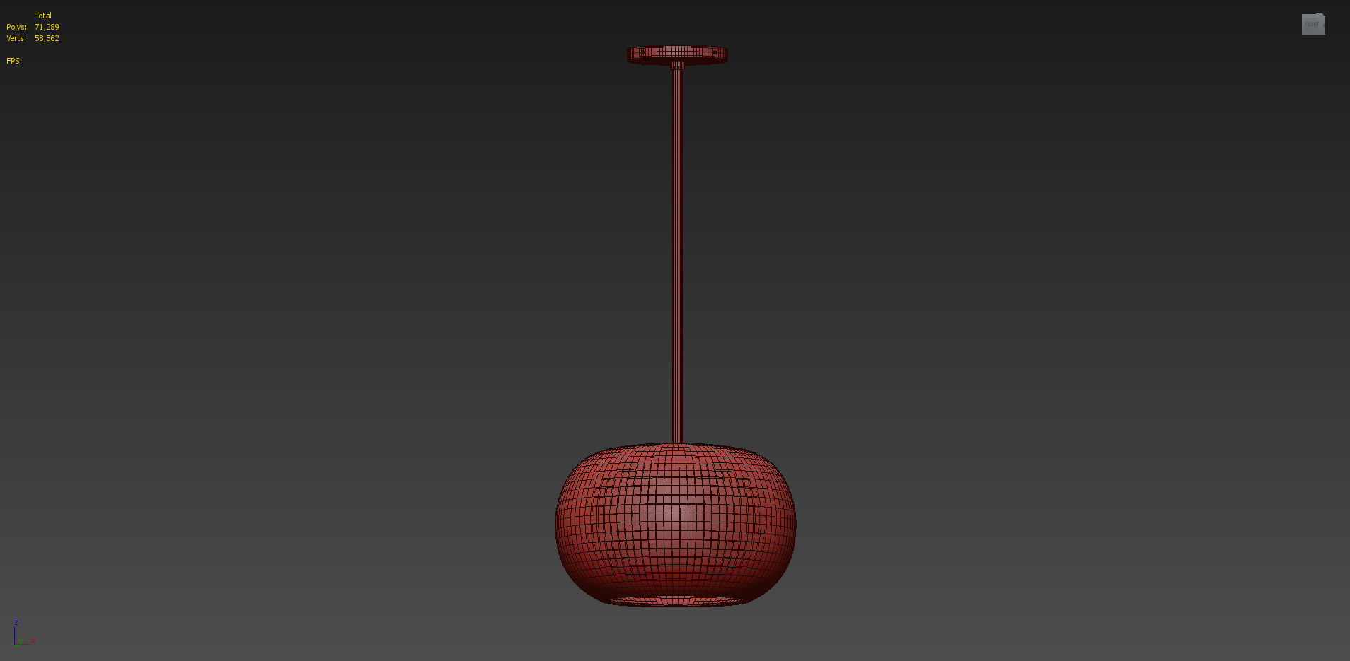 Armstrong Bubble Pendant from Shades of Light 3D model_6