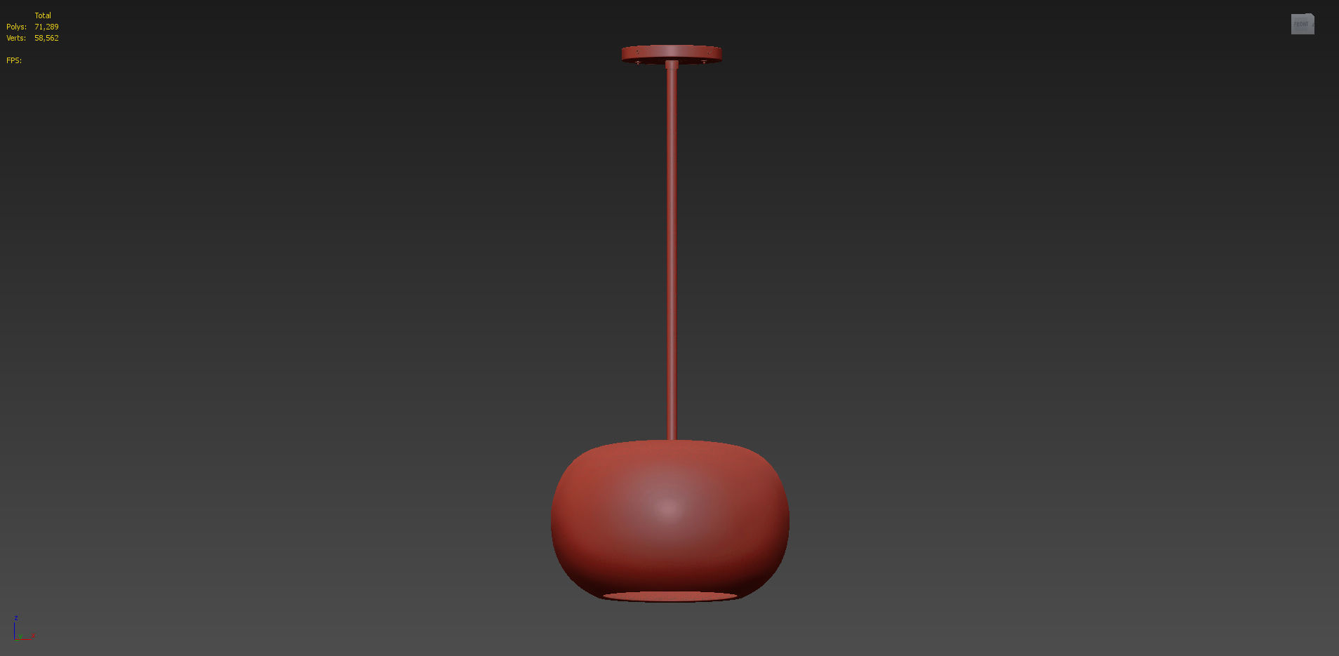 Armstrong Bubble Pendant from Shades of Light 3D model_5