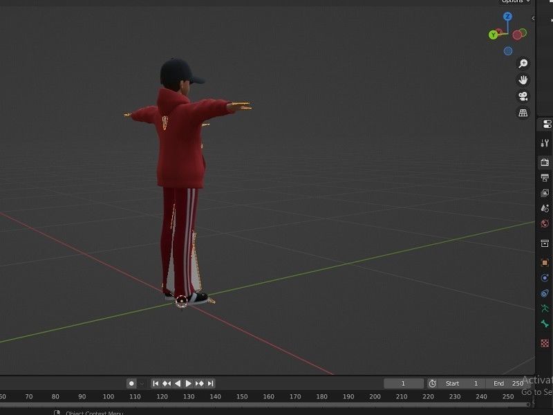 Cartoon boy Rubin Vrchat Low-poly 3D model_4