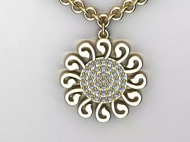 flower pendant