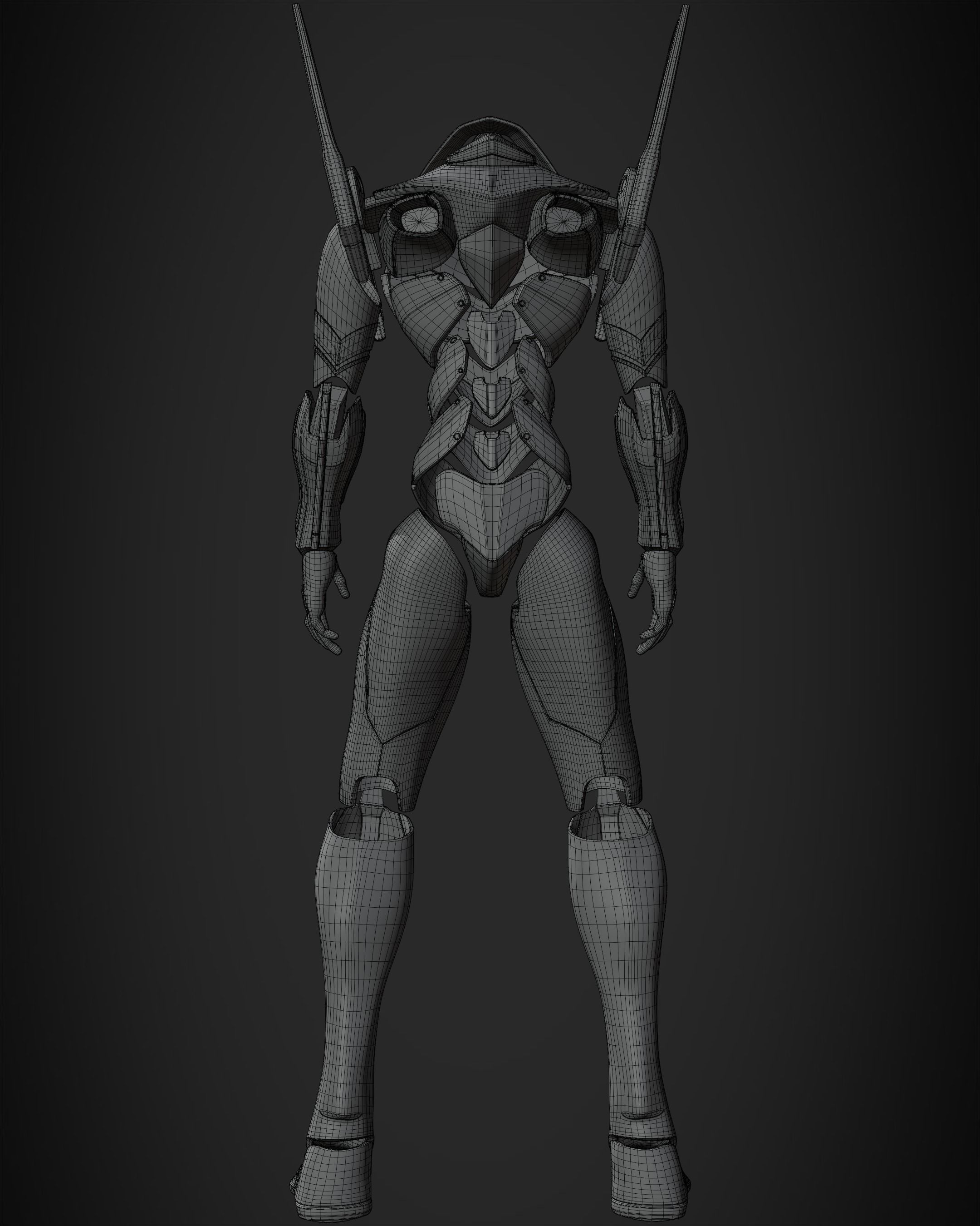 Evangelion EVA-01 Full Armor for Cosplay 3D print model_18