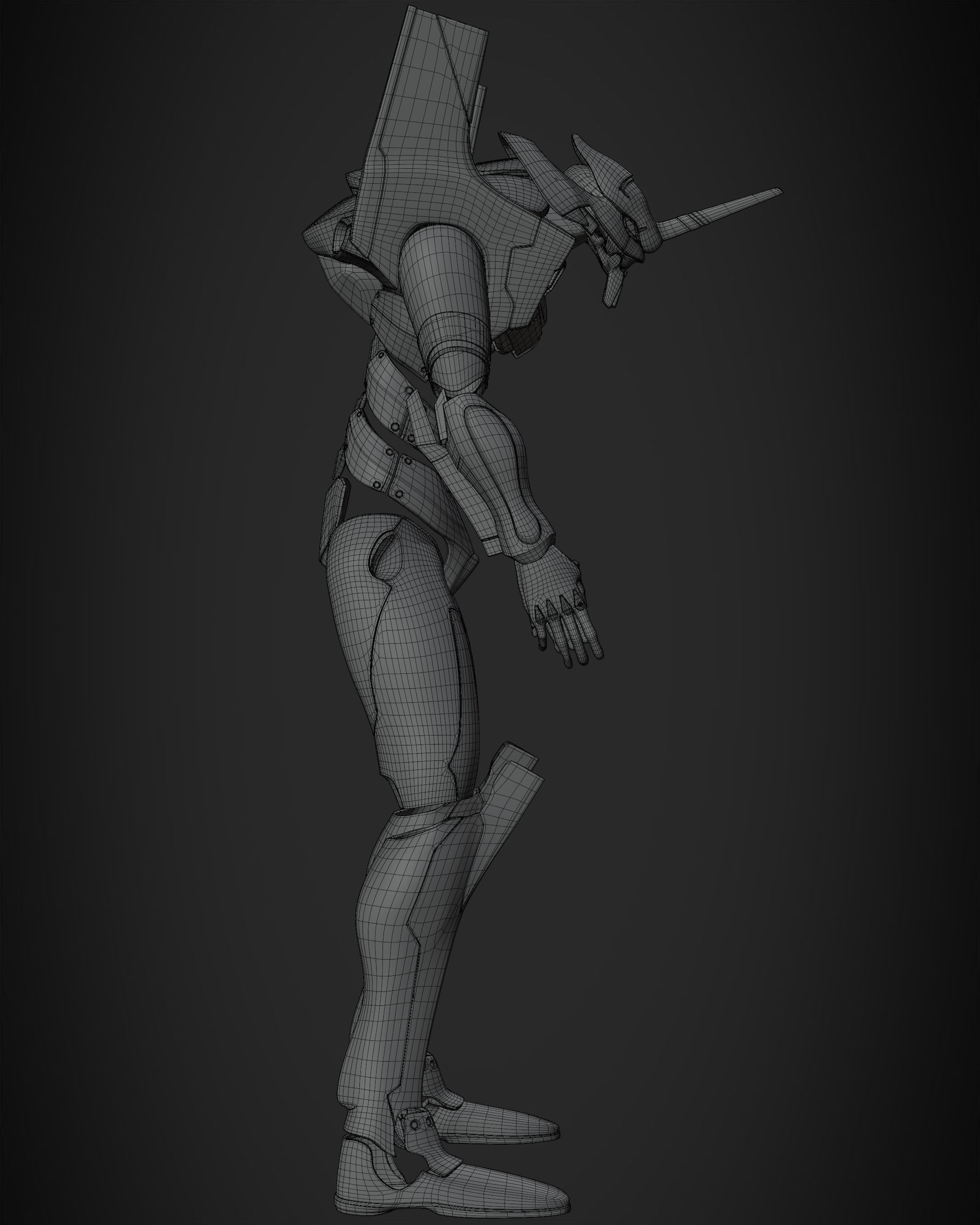 Evangelion EVA-01 Full Armor for Cosplay 3D print model_20