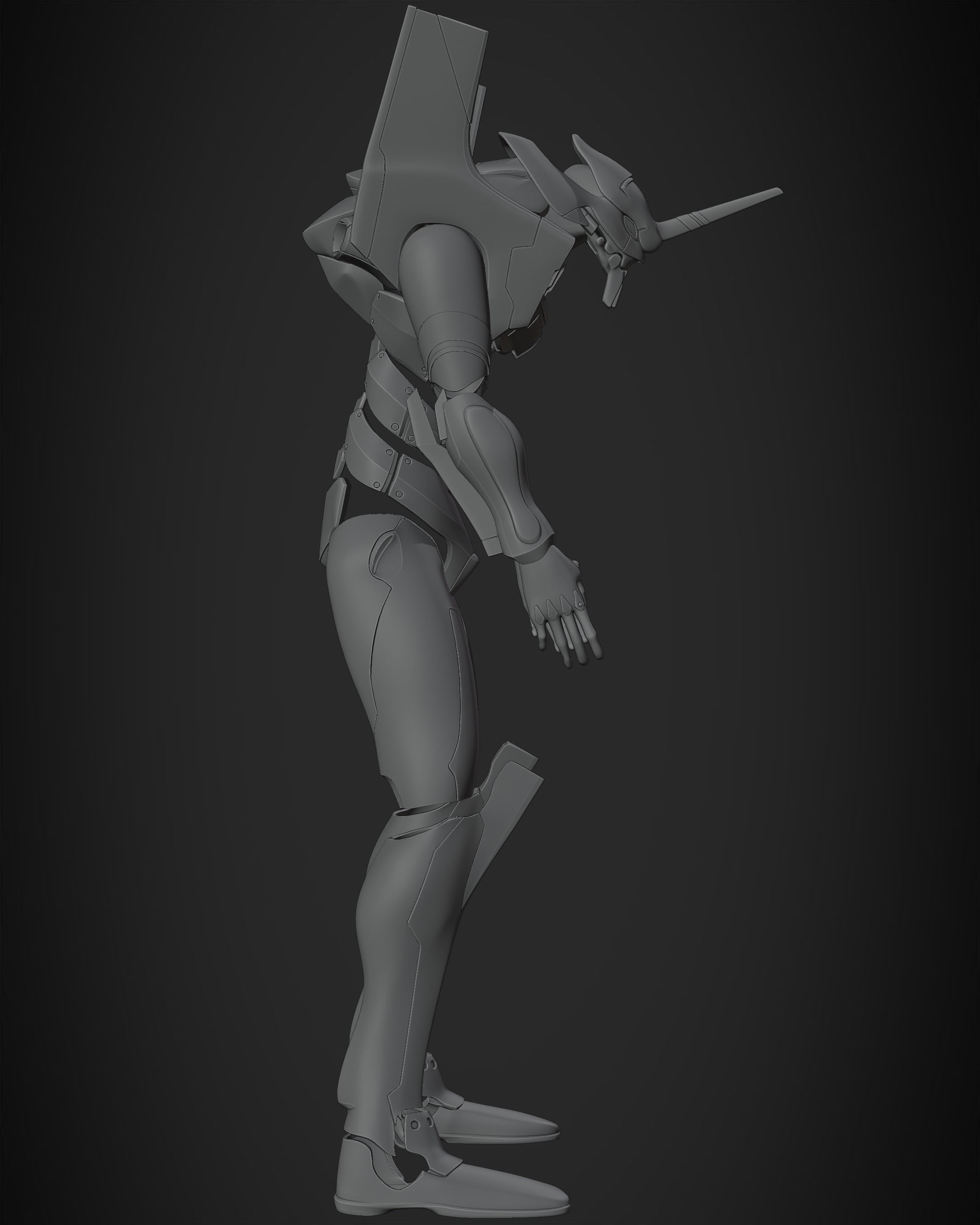 Evangelion EVA-01 Full Armor for Cosplay 3D print model_21