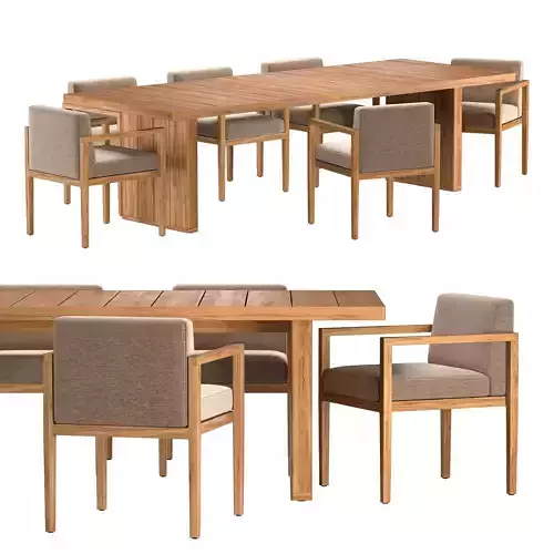 SANTOS TEAK  DINING GROUP