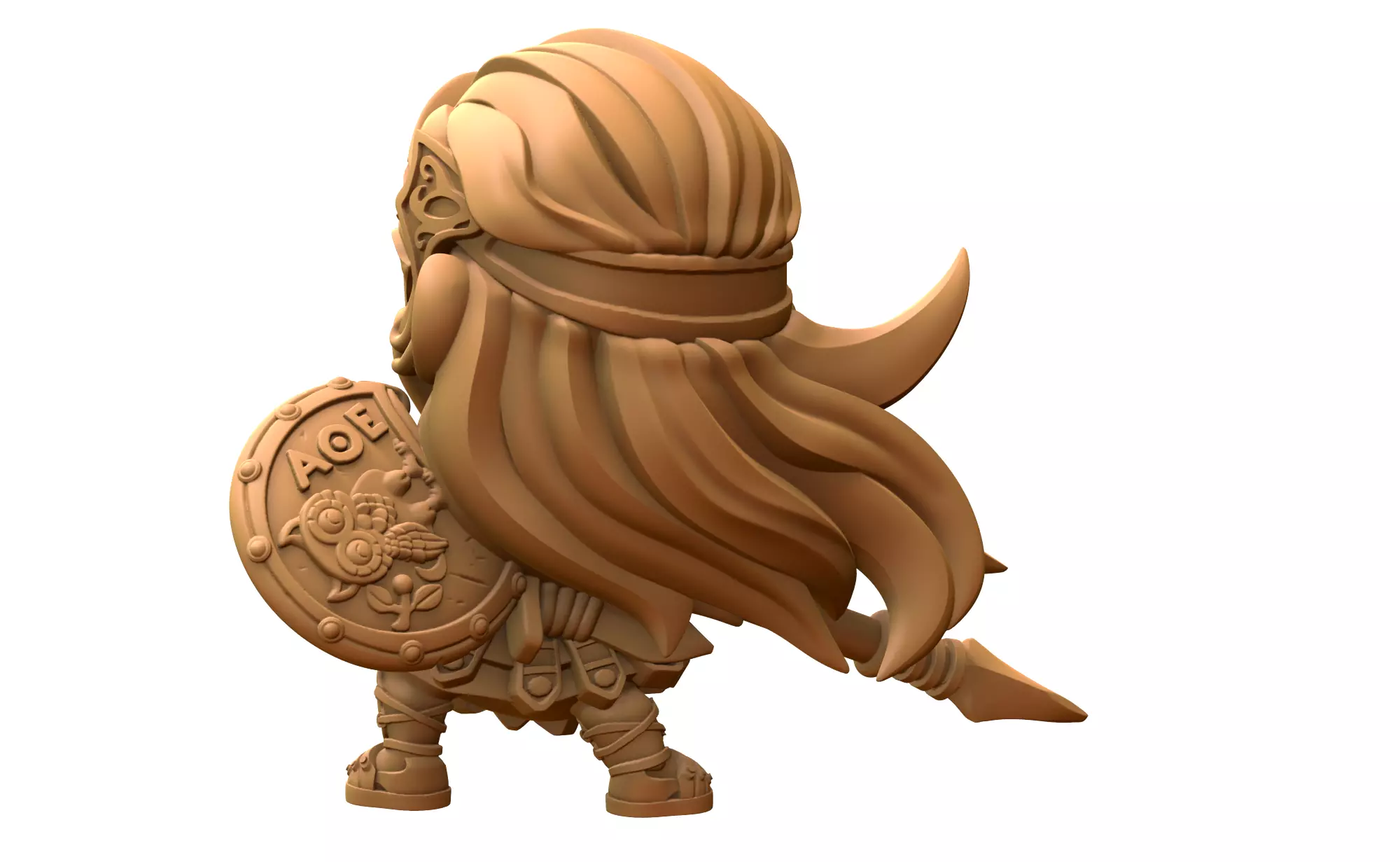 Apis- chibi character  3D model_0