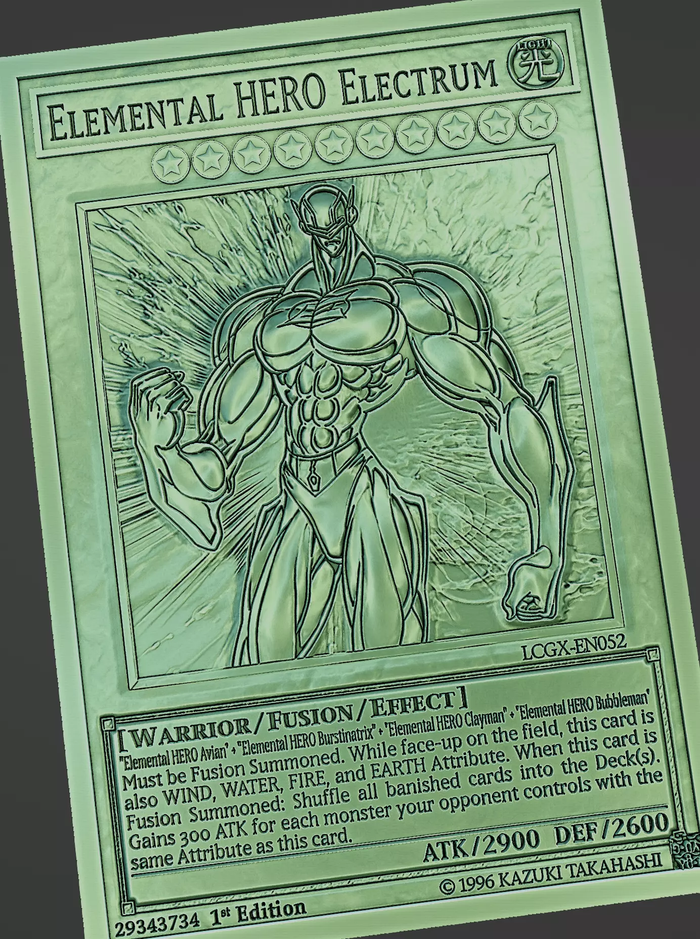 elemental hero electrum - yugioh Free 3D print model