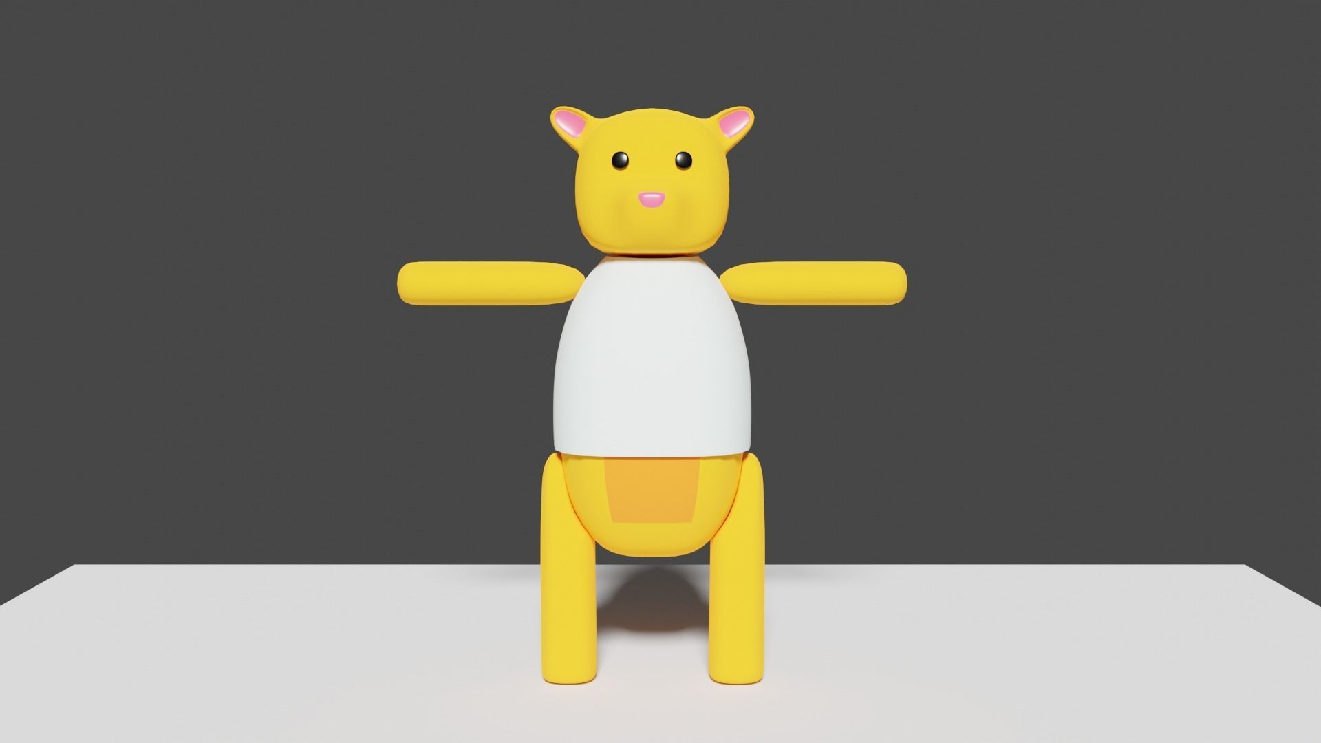 Haru Bedroom Low-poly 3D model_25