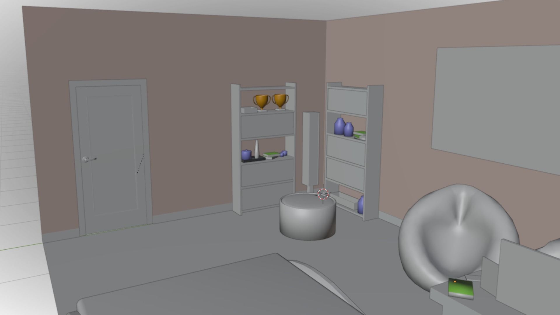 Haru Bedroom Low-poly 3D model_15