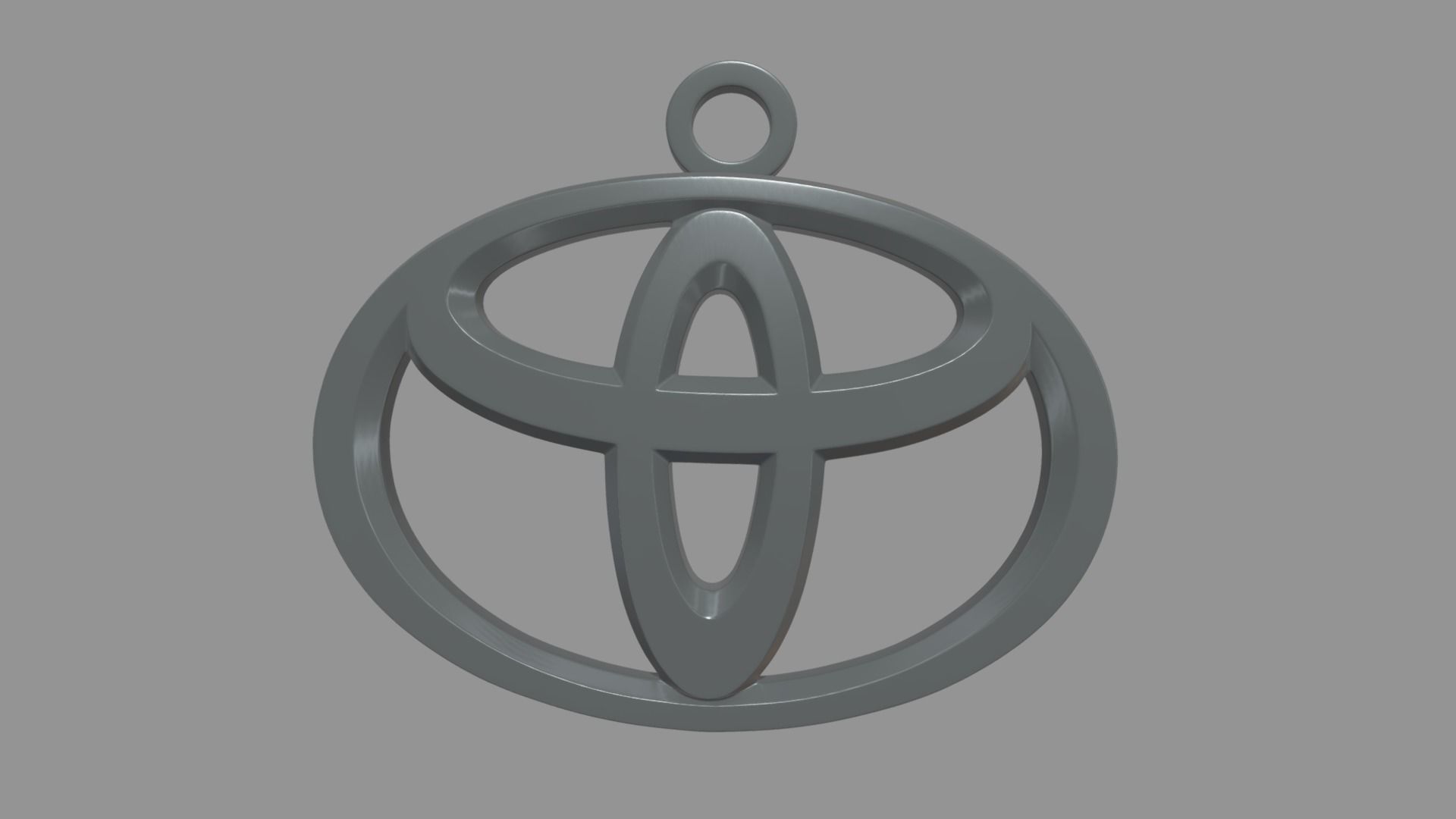 Toyota Key Ring Chain 3D print model_1