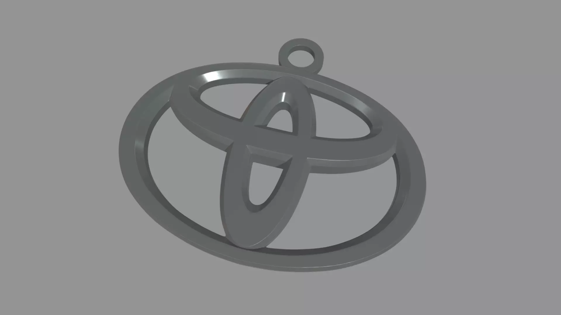 Toyota Key Ring Chain 3D print model_0