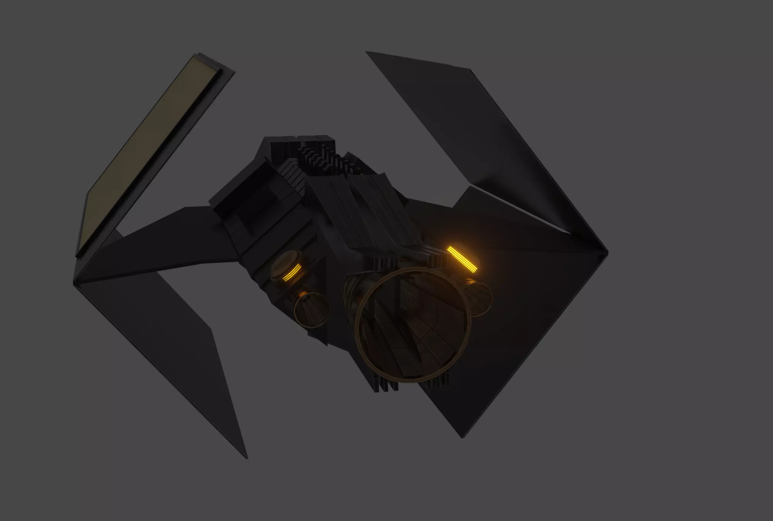 Assault Space Ship Free 3D model_0