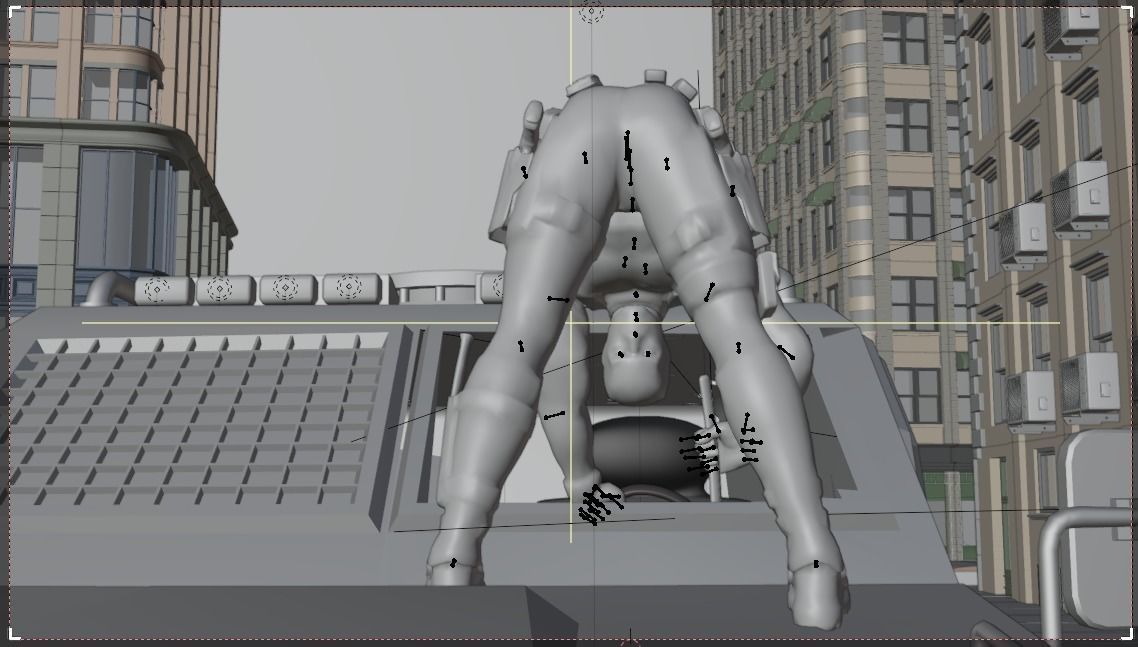 Deadpool and Cable RIGGED Deadpool 2 Pack 3D model_15