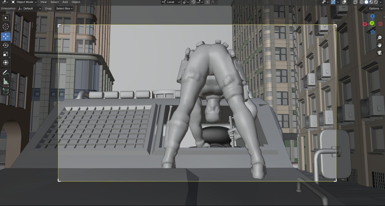 Deadpool and Cable RIGGED Deadpool 2 Pack 3D model_3