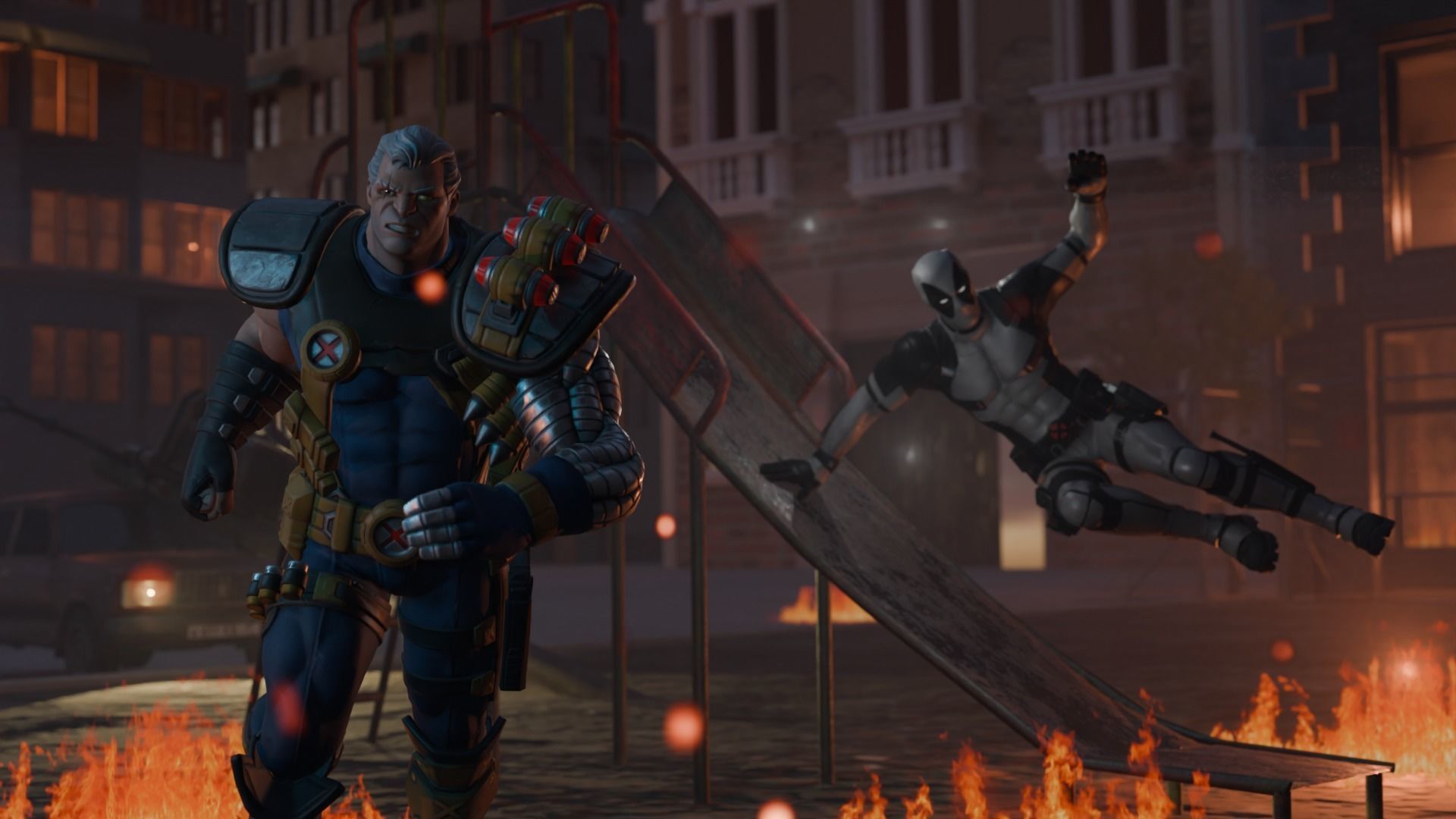 Deadpool and Cable RIGGED Deadpool 2 Pack 3D model_4