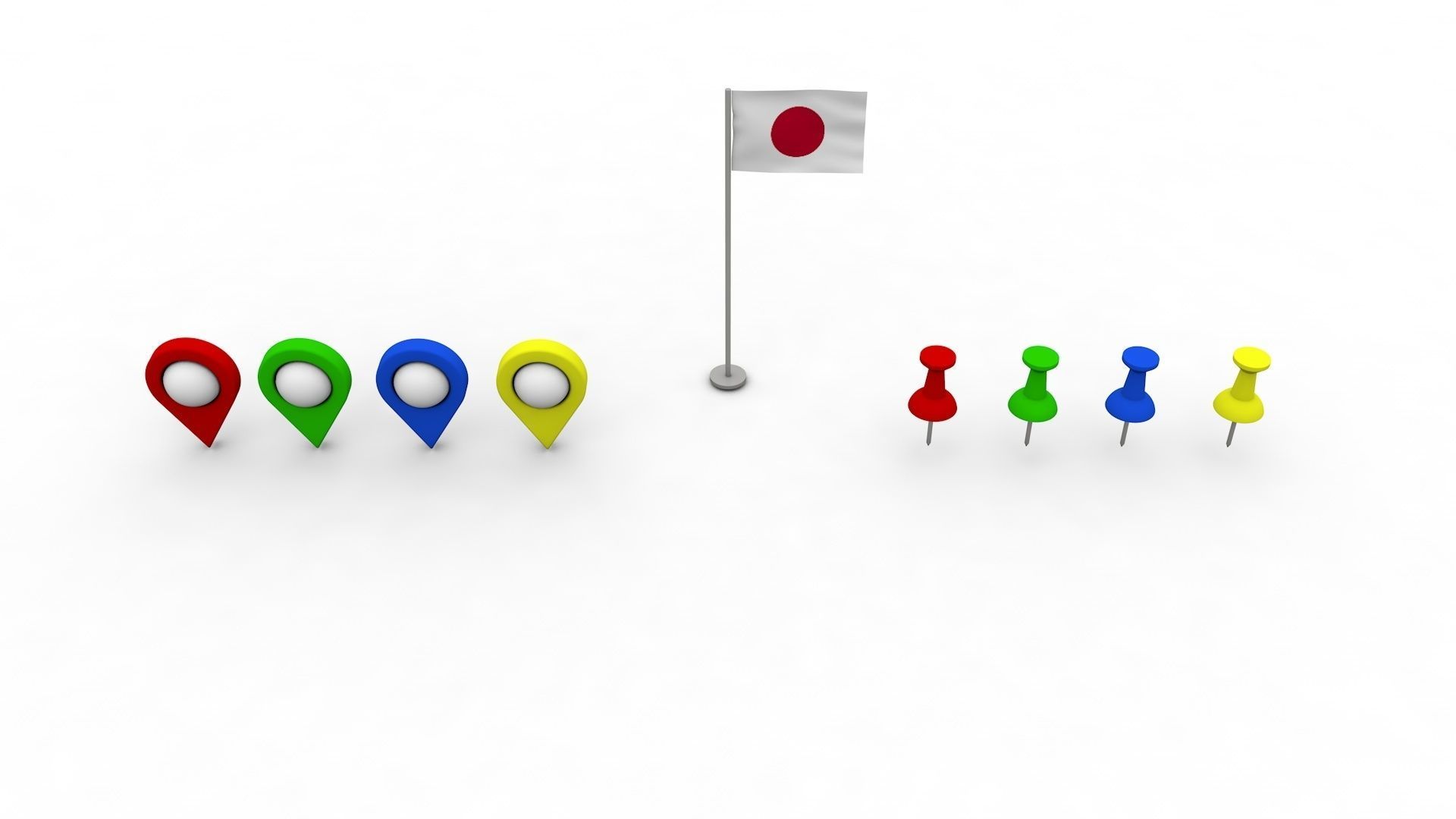 Japan Map Pack 3D model_6