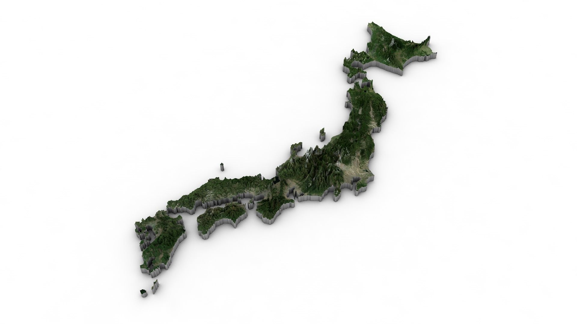 Japan Map Pack 3D model_1