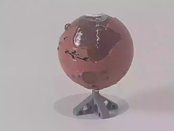 Mars with Stand 3D print model