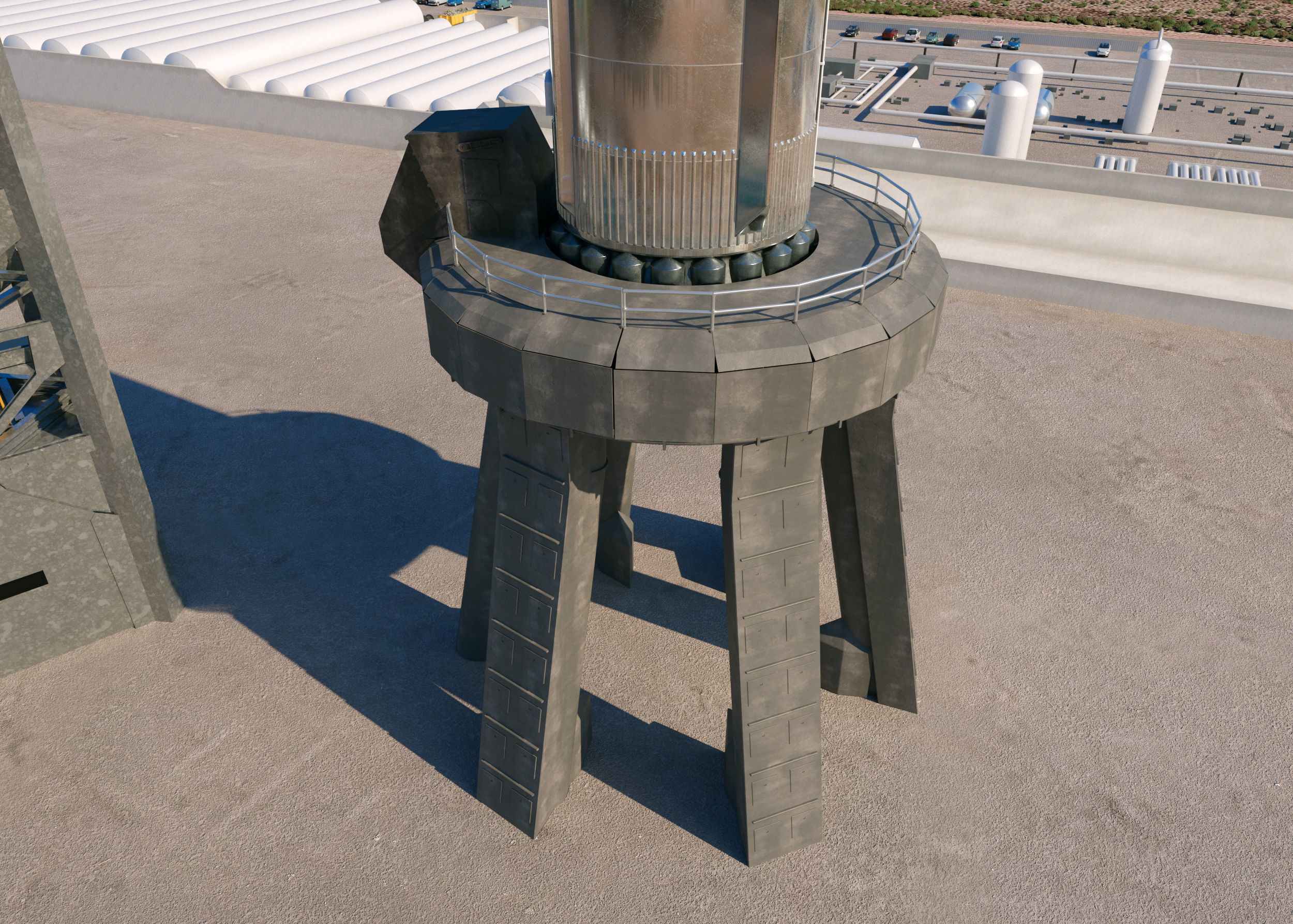 SpaceX Starbase Launch Facility 3D model_14