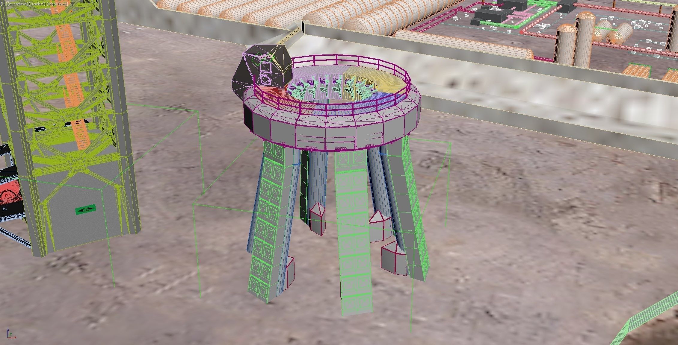 SpaceX Starbase Launch Facility 3D model_27