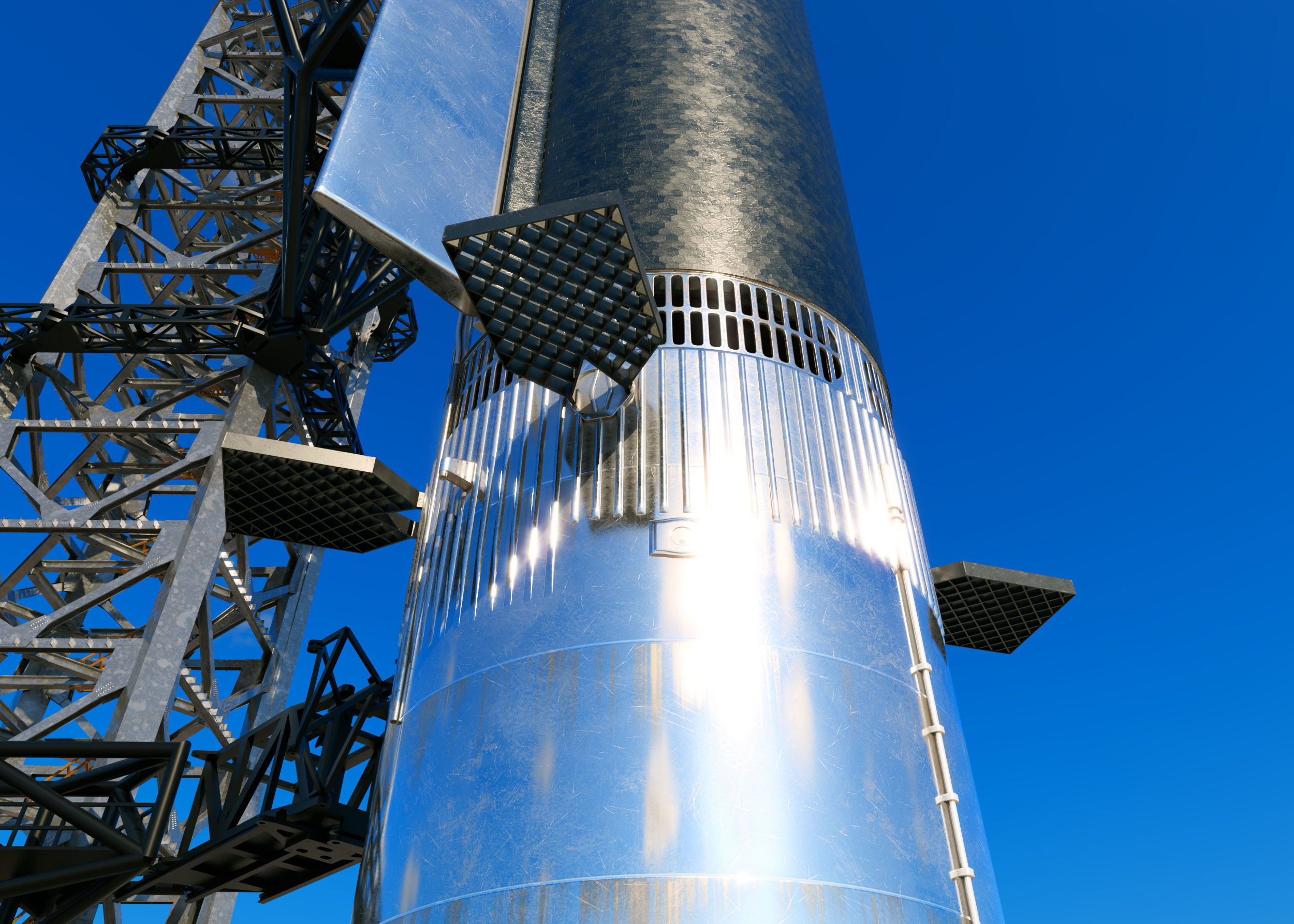 SpaceX Starbase Launch Facility 3D model_15